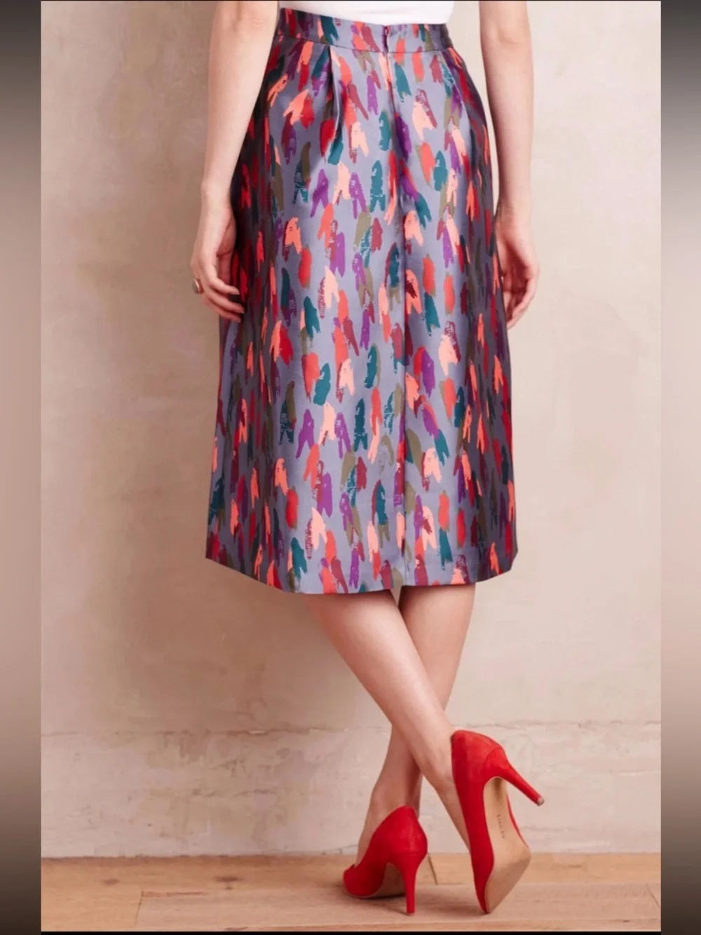 Anthropologie Persephone Skirt Sz 6 - Picture 5 of 11